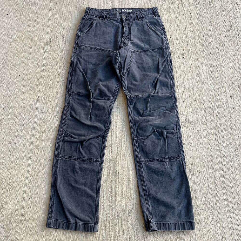 Carhartt gray relax fit double knee work wear carpenter pants